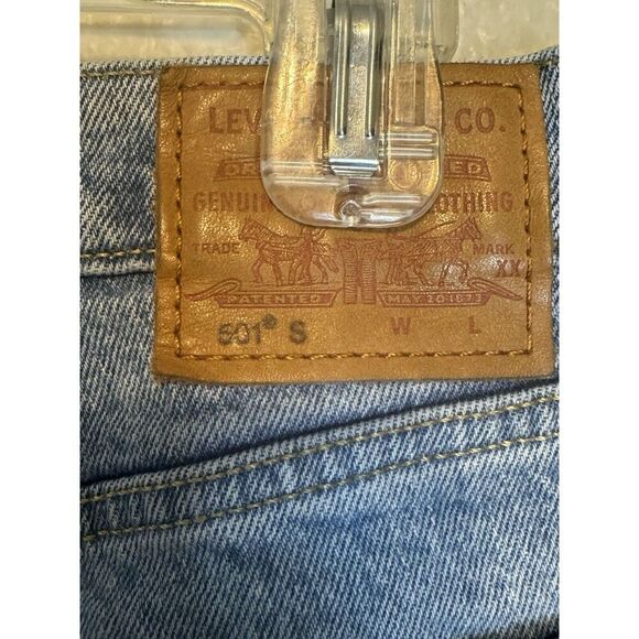 Vintage Levis 501 S Jeans 29X28  Big E Denim Jeans Button Fly Distressed Retro - Picture 11 of 15